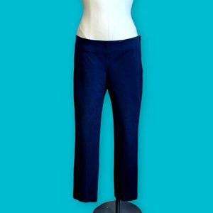 LILLY PULITZER •size 10 navy blue pants jeans casual lightweight preppy women's